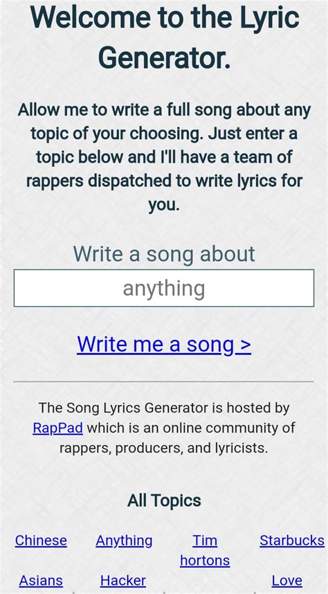 top    song lyrics generator tools love song lyrics
