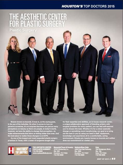 H Texas Magazine Houston S Top Plastic Surgeon Houston