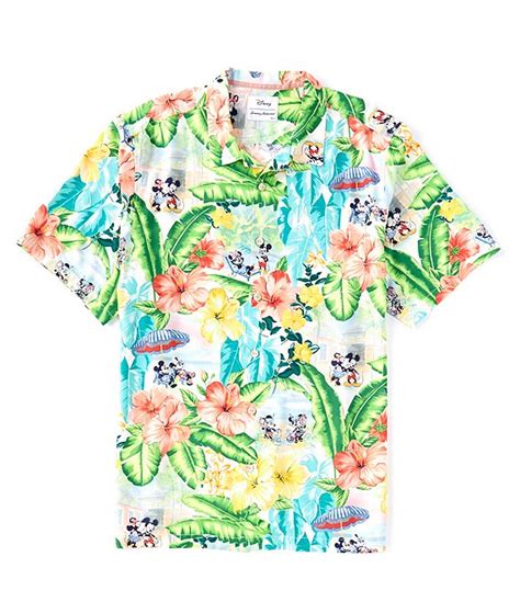 tommy bahama disney poolside party short sleeve woven shirt dillard s
