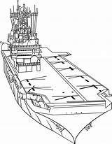 Aircraft Carriers Coloring Pages Awesome Printable Carrier Categories Drawing Kids sketch template