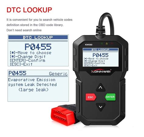 Escaner Automotriz Obd2 Digital Konnwei Bs 386 196 30 En Mercado Libre