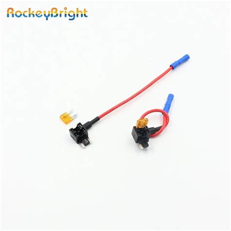 pc mini blade fuse dual circuit adapter safety fuse tap auto mini fuse tap holder circuit wire