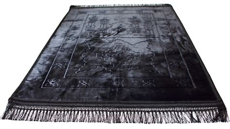 marokkanischer orientalischer teppich gebetsteppich schwarz