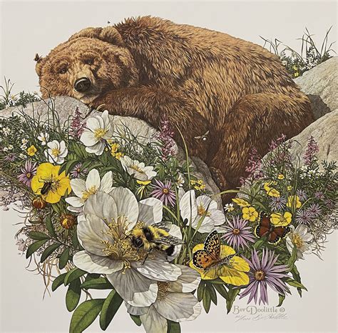art country canada bev doolittle bugged bear limited edition print