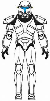 Clone Trooper Captain Klonkrieger Stormtrooper Malvorlagen Commando Coloringhome Klone Clipartmag Bry Kroblo 501st Climber Theta Squadron Commanda sketch template