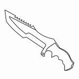 Huntsman Webstockreview Strike Counter Dagger sketch template