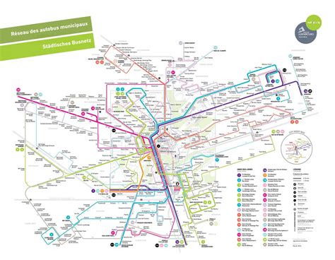 luxemburg openbaar vervoer kaart kaart van luxemburg met het openbaar vervoer west europa