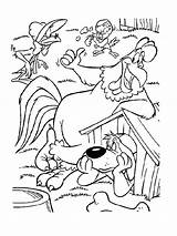 Leghorn Foghorn Coloring Pages Printable Coloring4free 2021 2730 Clipart Getcolorings Balto Getdrawings sketch template