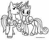 Mlp Cadence Starlight Glimmer Shining Armor Coloringhome Gamesmylittlepony sketch template