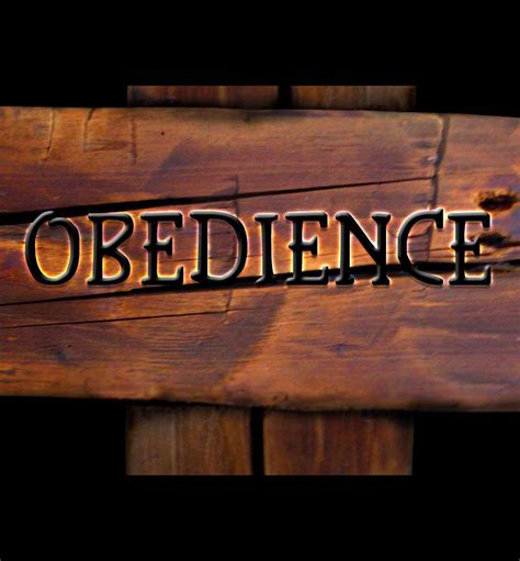 obedience    faith brad hoffmanns blog
