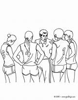 Voleibol Entrenador Imprimir sketch template