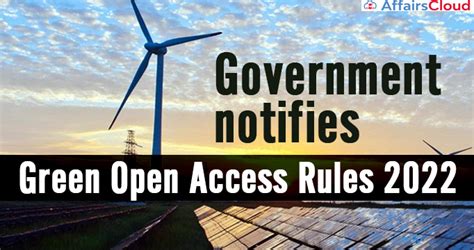 ministry  power notifies green open access rules  mercom india