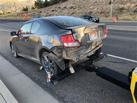 teen driver cited  rear  collision  injuries st george news