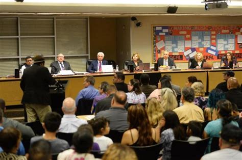 sex offender policy draws crowd to fontana school meeting