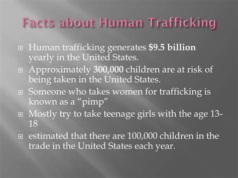 Ppt Human Trafficking Powerpoint Presentation Free