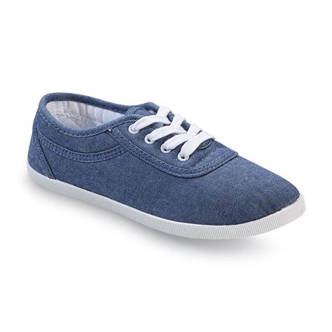 basic editions womens eavan blue casual shoe