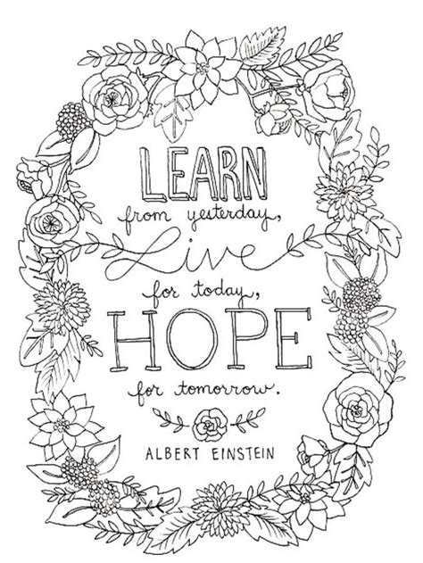 quote coloring pages coloring pages inspirational coloring book pages