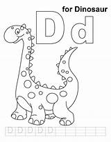 Dinosaur Coloring Handwriting Practice Pages Printable Dd sketch template