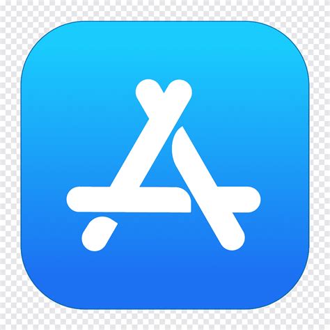 app store iphone apple app store icon blue text png pngegg