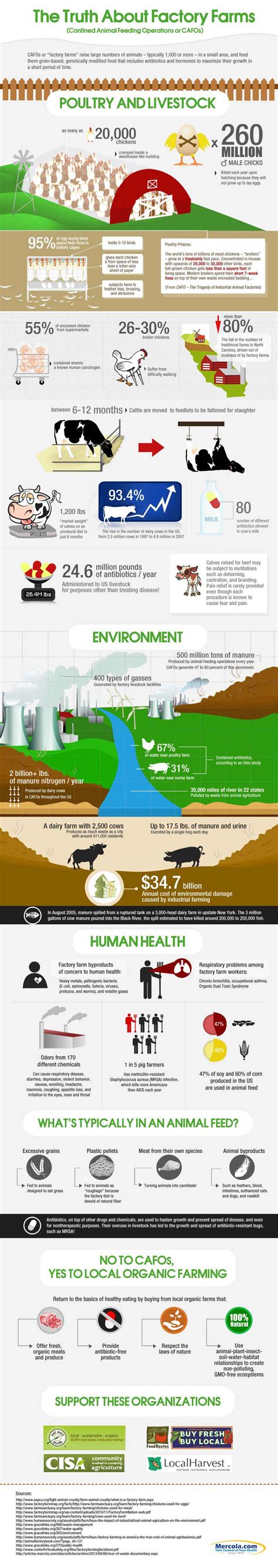 shocking truth  factory farms infographic