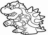 Bowser Coloring Pages Paper Jr Baby Printable Dry Drawing Color Getcolorings Print Clipartmag Getdrawings Colorings sketch template