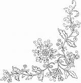 Coloring Border Pages Flower Borders Corner Getcolorings Template Color Printable sketch template