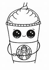 Starbucks Coloring Colouring Pages Logo Cup Template sketch template