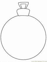 Christmas Coloring Pages Ornament Ornaments Printable Templates Kids Template Crafts Balls Decorations Blank Printables Color Tree Noel Bing Paper Great sketch template