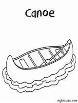 Canoe Pages Coloring Printable Indian Color Kids Designlooter Sketchite Printablee Template sketch template