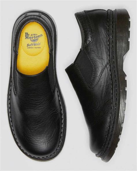 orson mens leather slip  shoes dr martens official