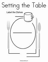 Table Coloring Setting Printable Pages Print Thanksgiving Worksheets Twistynoodle Favorites Login Add Book Choose Board sketch template