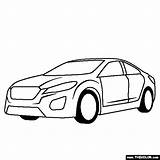 Subaru Coloring Impreza Cars Pages Thecolor sketch template