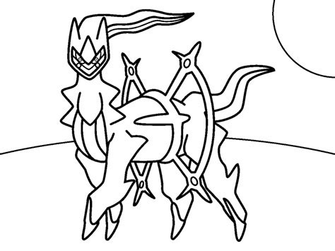 arceus pokemon coloring page coloring pages