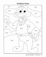 Subtraction Coloring Pages Getcolorings Getdrawings sketch template