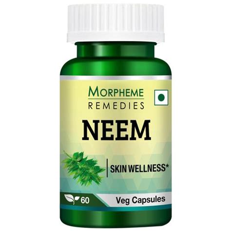 Buy Morpheme Remedies Capsules Neem 500 Mg Veg Online At Best Price