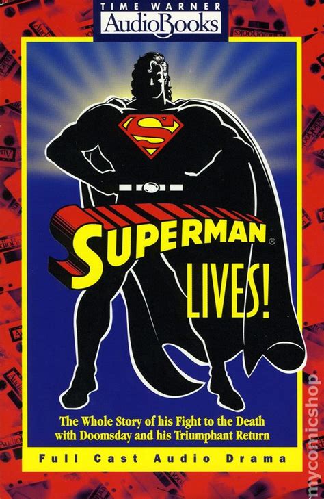 superman lives  time warner audiobooks comic books