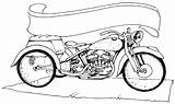 Harley Coloring Davidson Pages Motorcycle Outline Drawing Book Kids Color Motorcycles Moto Custom Colorare Getdrawings Disegni Getcolorings Pagine Per Da sketch template