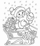Colouring Christmas Competition sketch template