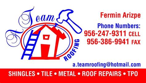 team roofing home