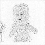 Coloring Pages Plush Toy Chewbacca Chewie Filminspector Downloadable Furreal Movements Lifelike Comment Many People sketch template