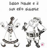 Natale Babbo Elfo Elfi Disegnare Scaricare Mammafelice sketch template