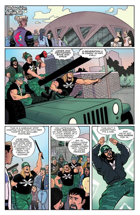 dx invades wcw nitro     wwe attitude era comic read comics books