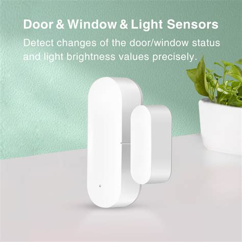 tuya smart zigbee window door sensor detector alarm china window door