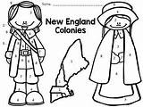 Colonies England Color Number Bundle Preview sketch template