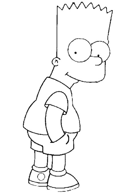 printable simpsons coloring pages  kids