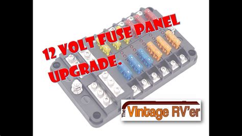 volt rv fuse box upgrade rv repairs youtube
