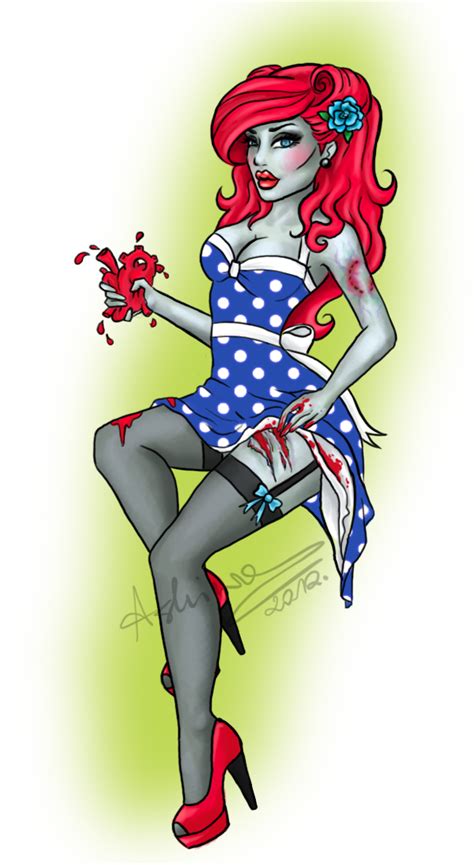 Pin Up Zombie By Ashimonster On Deviantart