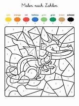 Zahlen Ausmalen Zum Drache Ausmalbild Drachen Malvorlage Magique Colorear Numeros Schule Kostenlose Farben Dinosaure Kindern Kolorowanki Escondidos Colouring Ritter Arbeitsblatt sketch template