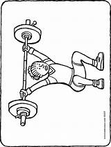 Weightlifting Getdrawings Coloring Pages sketch template