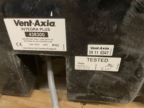 vent axia integra spares mechanical ventilation  heat recovery mvhr buildhuborguk